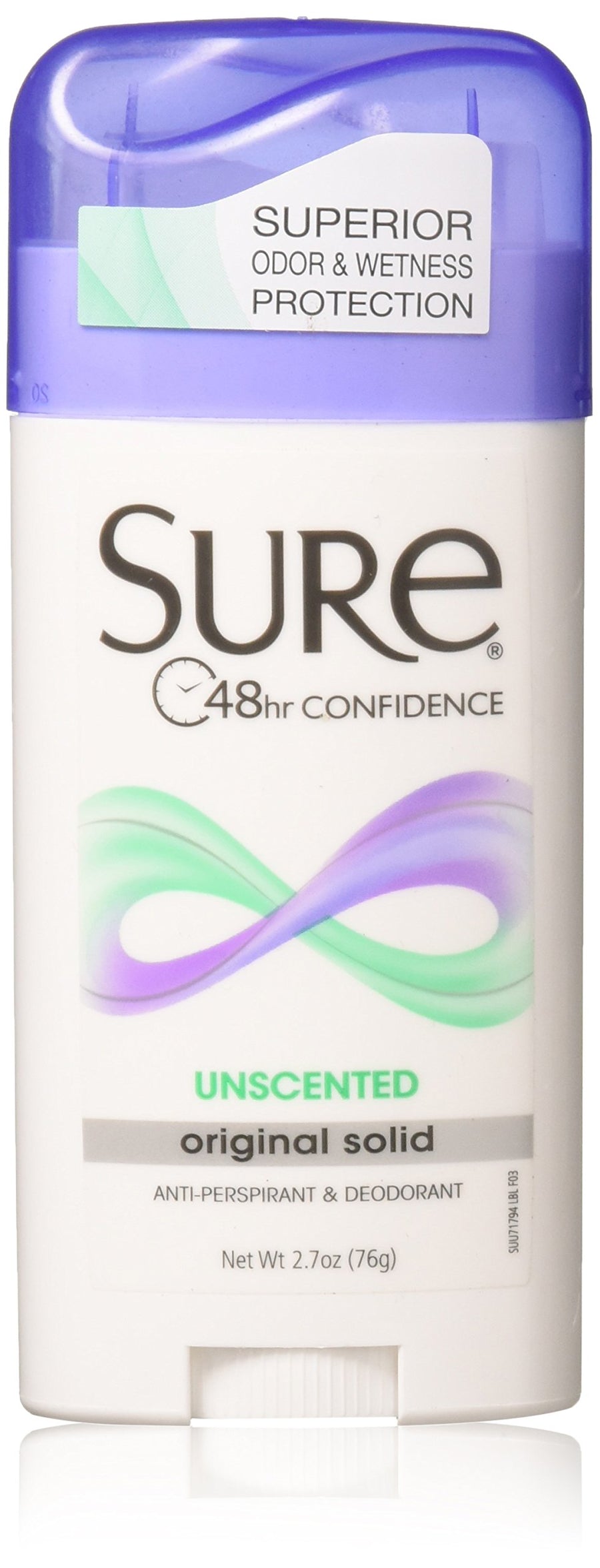 Original Solid Unscented, Anti-Perspirant Deodorant 2.70 oz (Pack Of 3)
