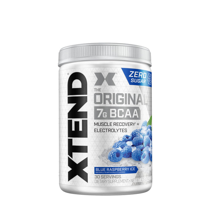 XTEND Original BCAA Powder 7g BCAA and 2.5g L-Glutamine, Sugar Free Post Workout Muscle Recovery Drink with Amino Acids for Men &amp; Women, 30 Servings
