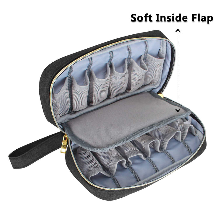 LUXJA Essential Oil Carrying Case - Holds 12 Bottles (5