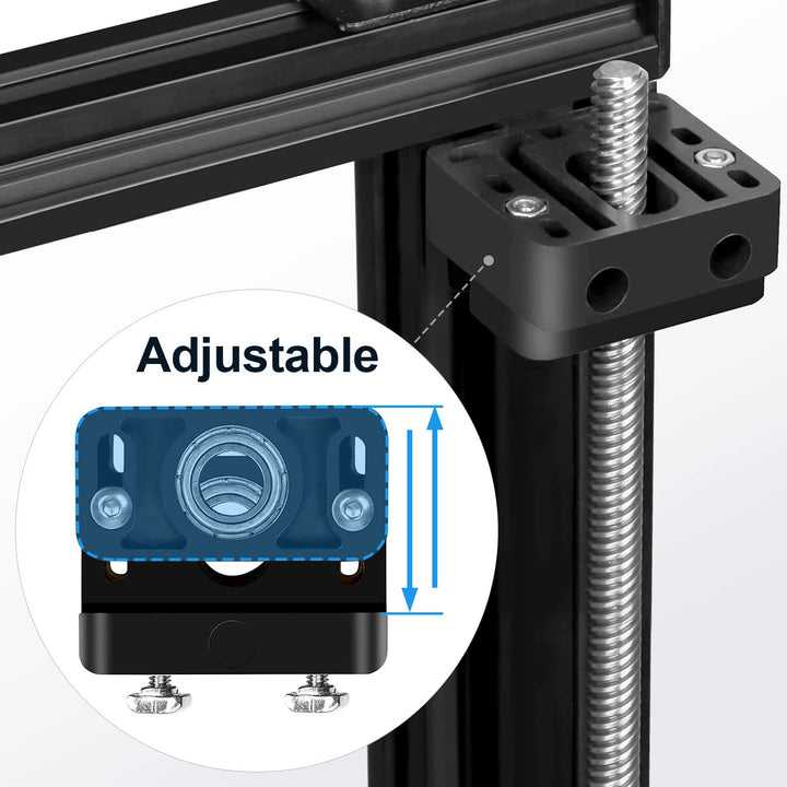 Ender 3 Dual Z Axis Upgrade Kit with T8 Lead Screw and High Torque Nema 17 Stepper Motor Accessories Compatible with Creality Ender 3 V2,Ender 3 Pro,Ender 3,Voxelab Aquila 3D Printers