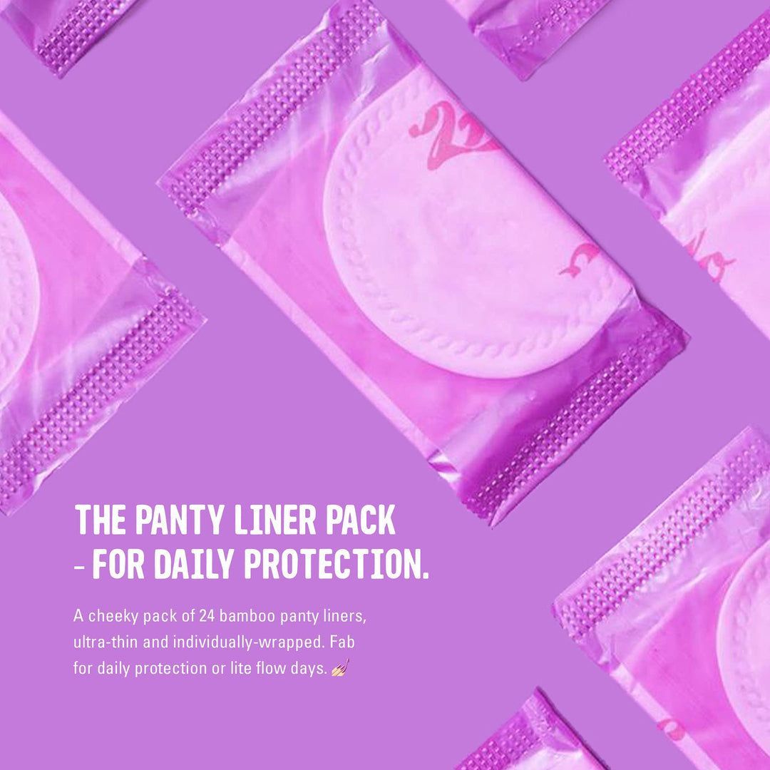 FLO - Organic Bamboo Daily Panty Liners, Plant-Based Co