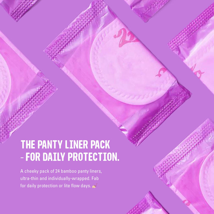 FLO - Organic Bamboo Daily Panty Liners, Plant-Based Co