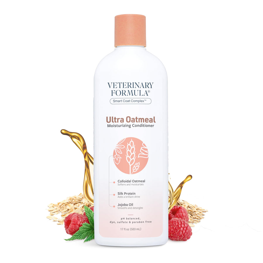 Smart Coat Complex Ultra Oatmeal Moisturizing Conditioner for Dogs, 17 Fl oz – with Colloidal Oatmeal & Jojoba – Leaves Coat Soft, Shiny, Hydrated, Strong, with Long-Lasting Scent