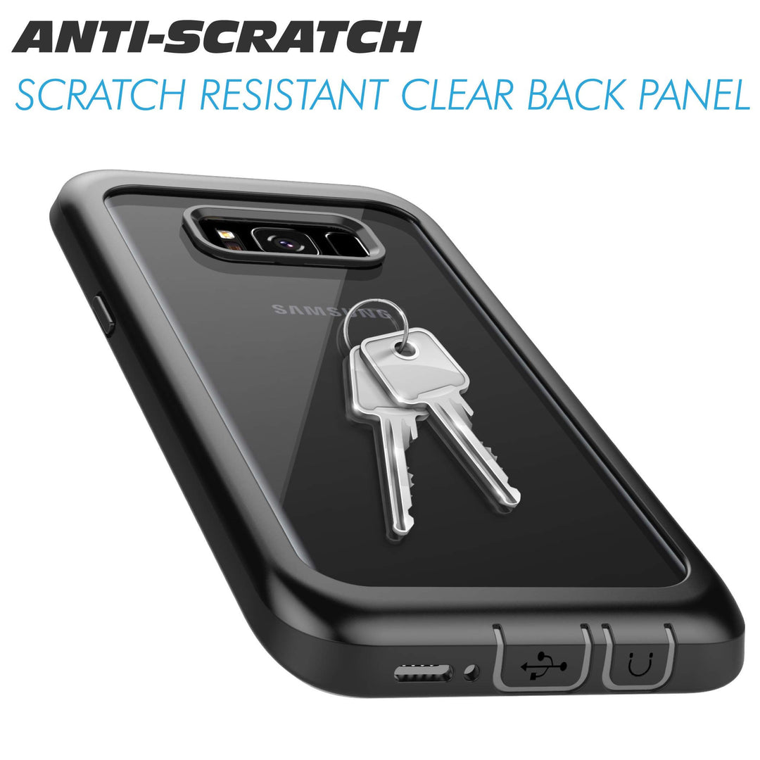 Samsung Galaxy S8 Case, Pakoyi Full Body Bumper Case Bu
