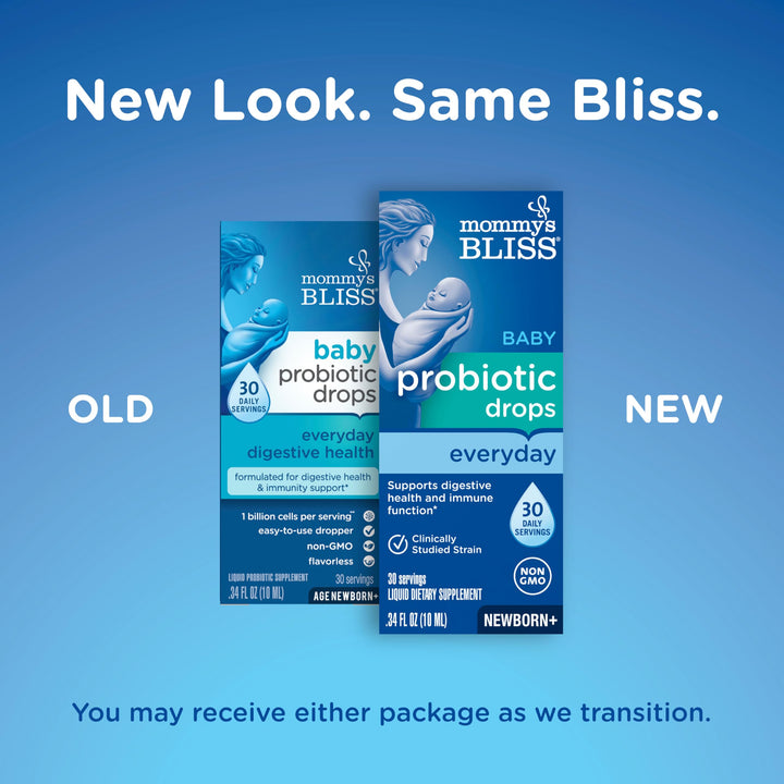 Mommy&#39;s Bliss Baby Probiotic Drops, Flavor-less, 0.34 Fluid Oz