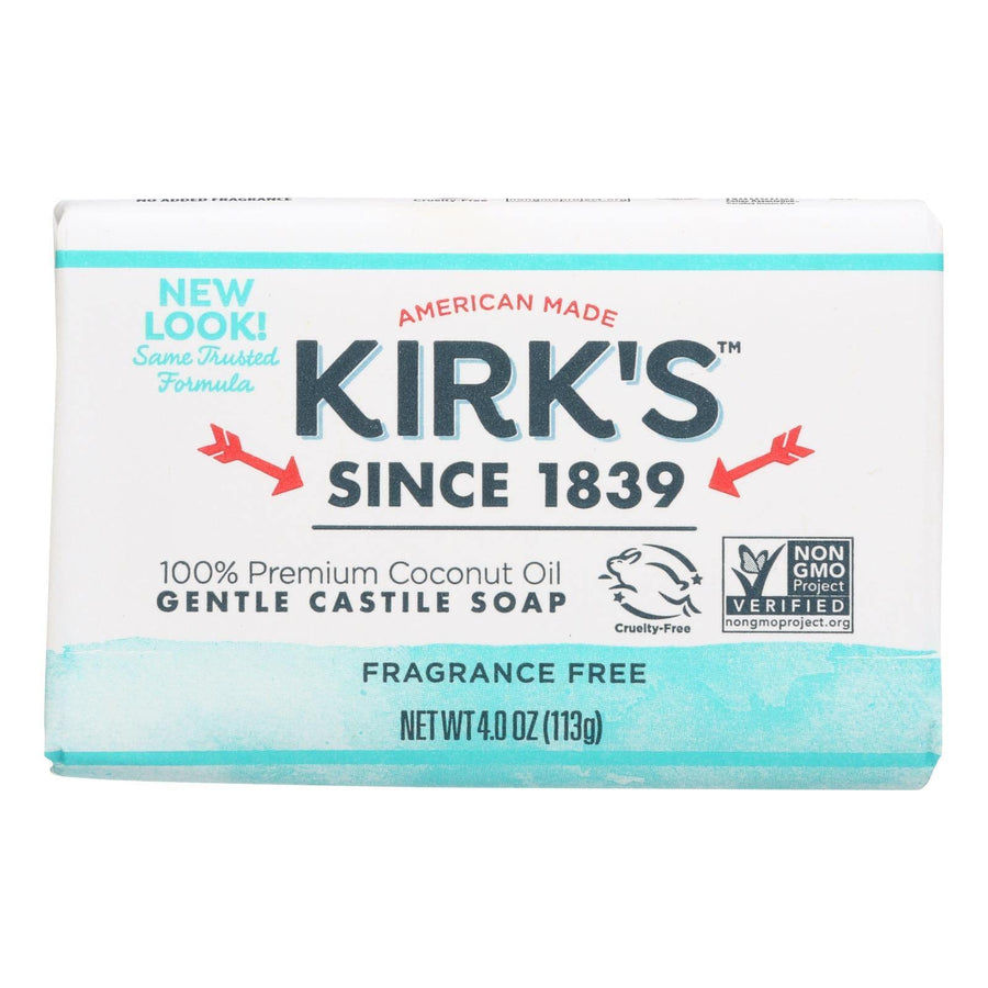 Natural Original Coco Castile Soap Fragrance Free, 4 Ounce
