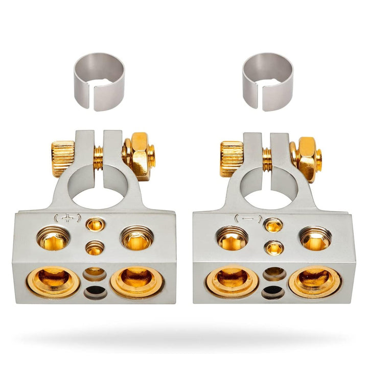 InstallGear 0/4/8 or 10 Gauge Battery Terminals with Sh