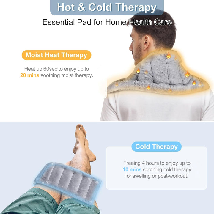 SuzziPad Microwavable Heating Pads for Neck and Shoulde