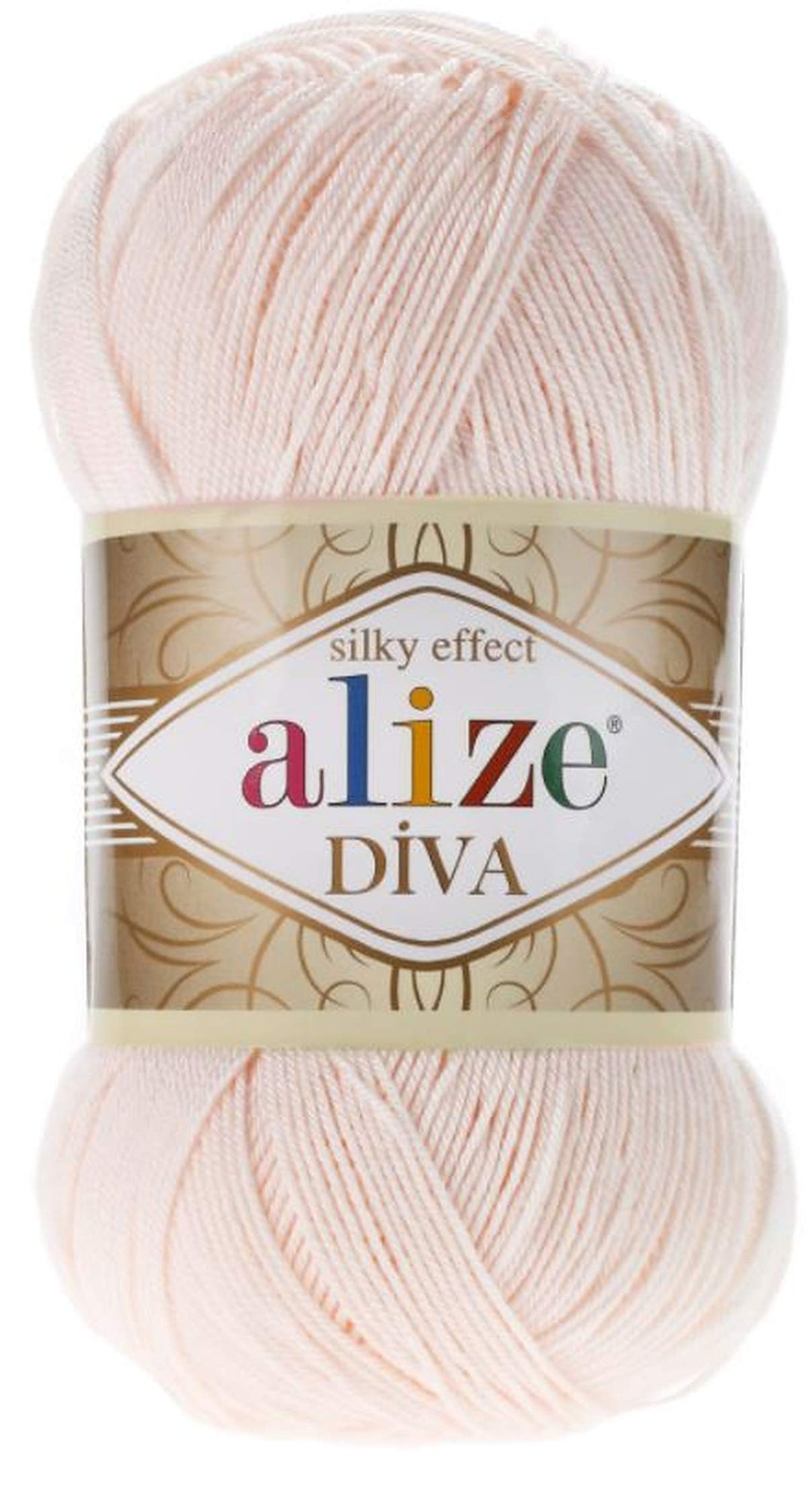 Alize Diva Silk Effect 100% Microfiber Acrylic Yarn 1 B