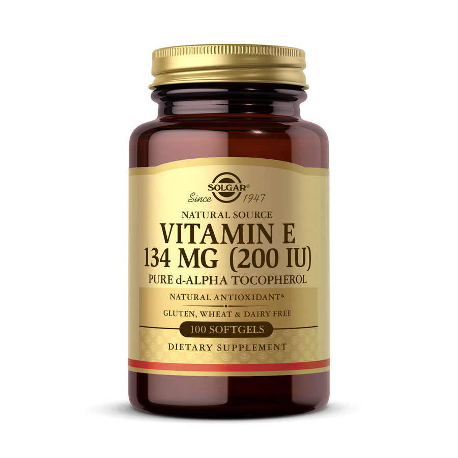 Solgar Vitamin E 200 IU Alpha, 100 Softgels - Antioxida