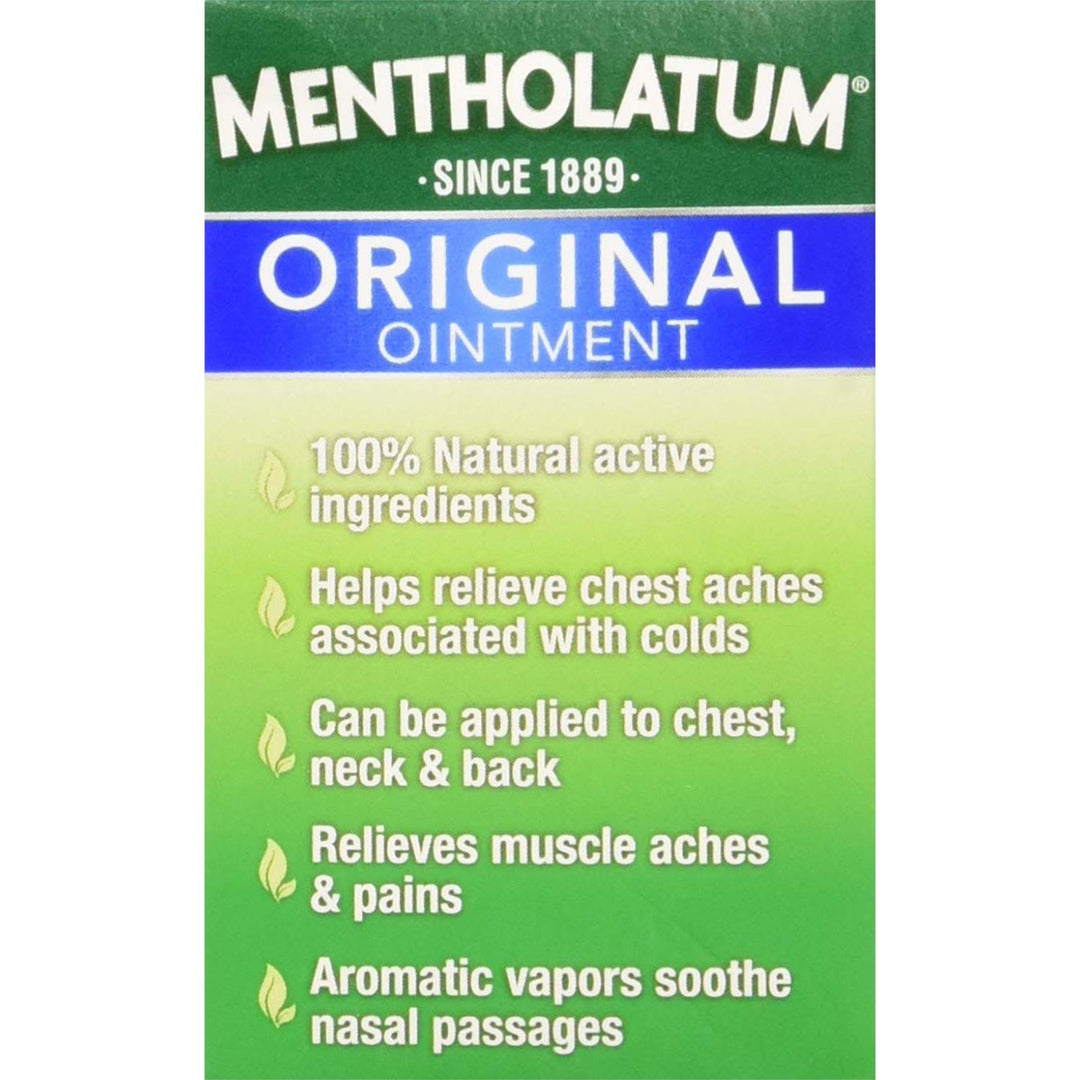 Mentholatum Original Ointment Soothing Relief Aromatic 