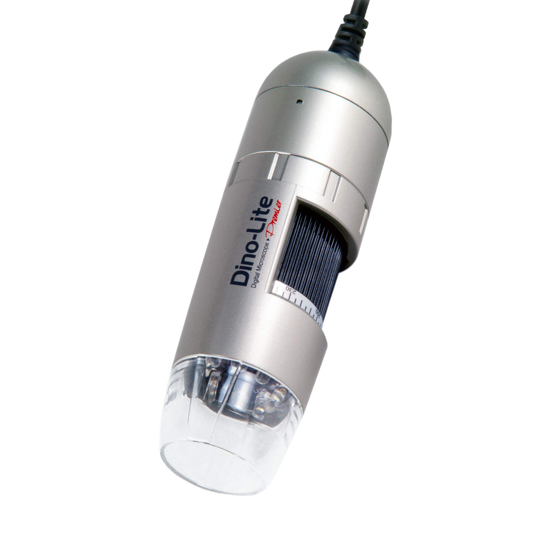 Dino Lite USB Handheld Digital Microscope, 0.3MP/1.3MP/5.0MP Optical Resolution, Windows/Mac Software Included (0.3 MP Version)