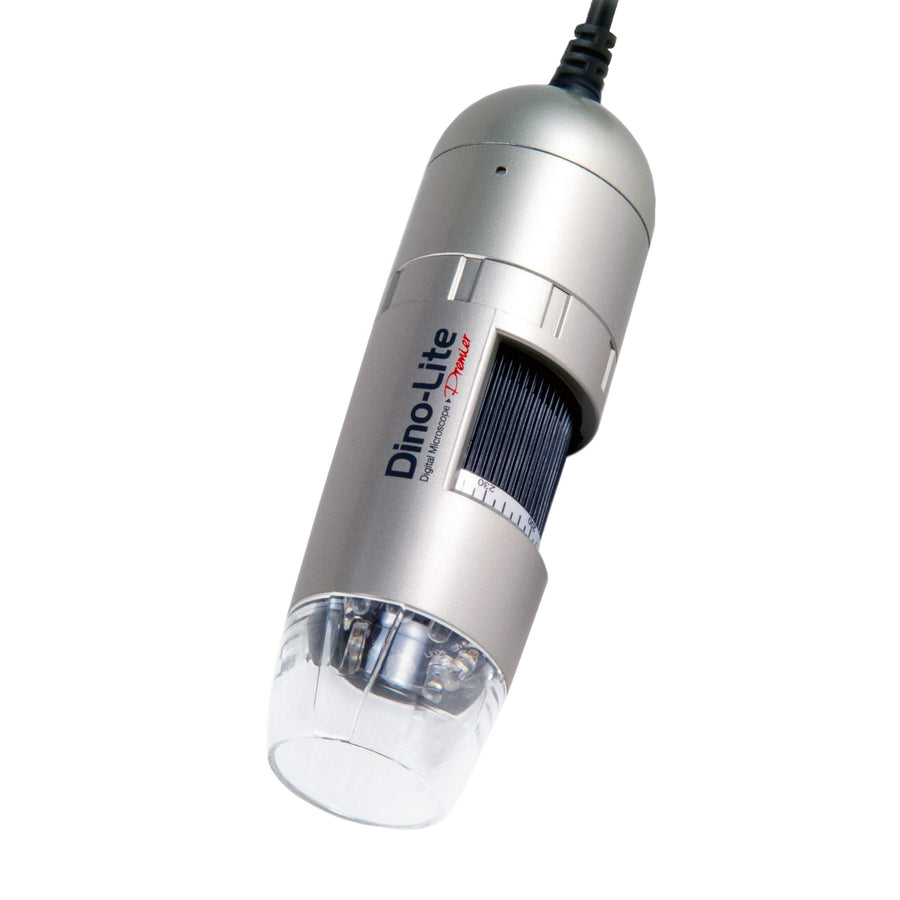 Dino Lite USB Handheld Digital Microscope, 0.3MP/1.3MP/5.0MP Optical Resolution, Windows/Mac Software Included (0.3 MP Version)