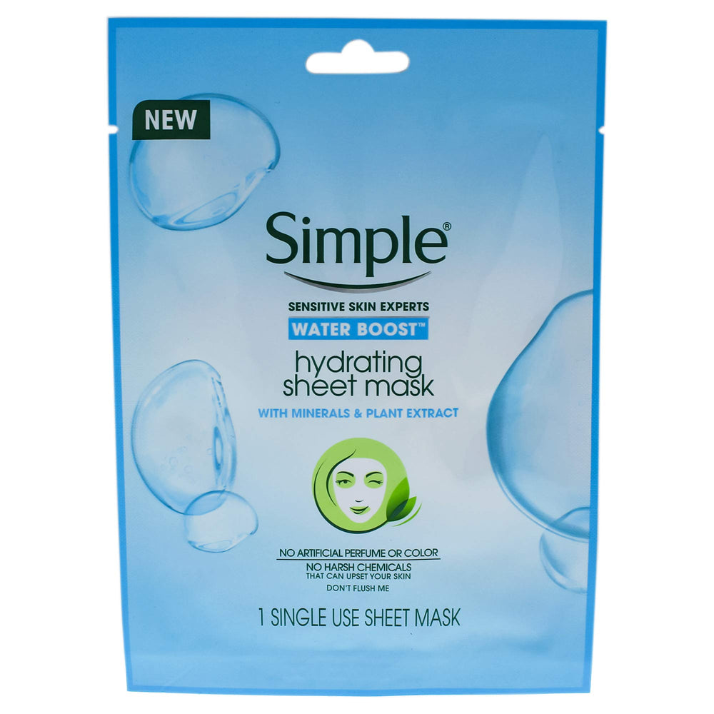SimpleWater Boost Hydrating Sheet Mask (1 Count)