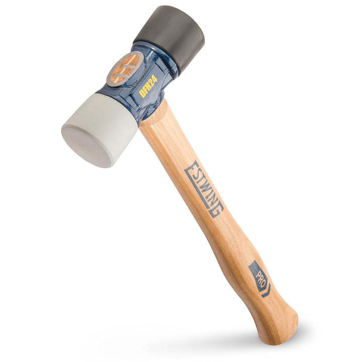 ESTWING Rubber Mallet - 24 oz Double-Face Hammer with S