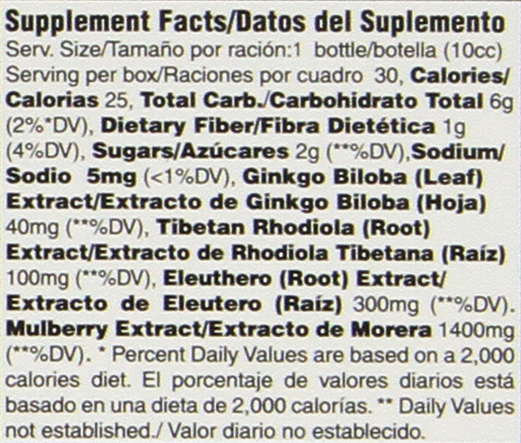 Ultra Ginkgo Plus, 30 Bottles, 0.34 fl. oz. Each – Brain Boost Supplement – Support for Active Lifestyles – Ginkgo Biloba for Endurance