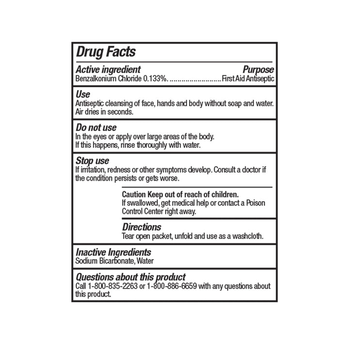 First Aid Only Sting Free Antiseptic Cleansing Wipes, 1