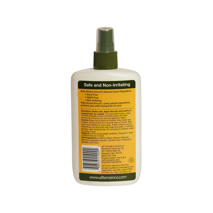 Kids Herbal Armor DEET-Free Pump Spray 8oz. Insect Repe