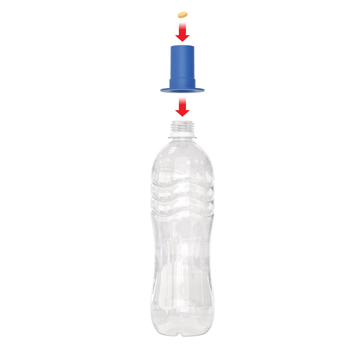 Ezy Dose Medi-Spout Pill Assist Water Bottle Cap Makes Swallowing Pills Easy