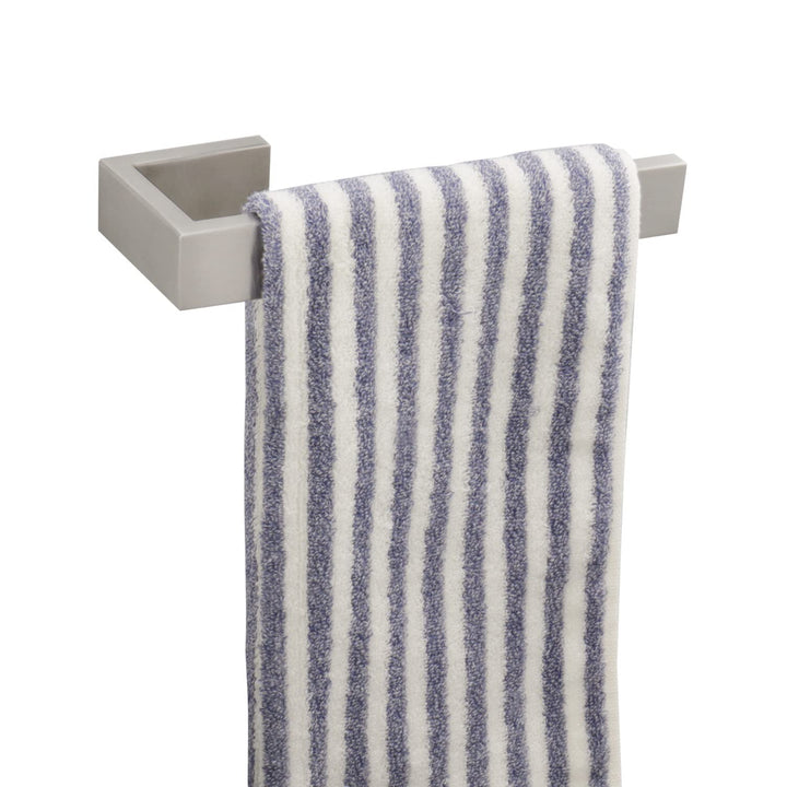 Hand Towel Holder/Towel Ring - Thicken SUS304 Stainless Steel Bathroom Hand Towel Hanger, 9 Inch Heavy Duty Wall Mounted Towel Rack, Square Hand Towel Bar for Bathroom Hardware (Brush, 9 in)