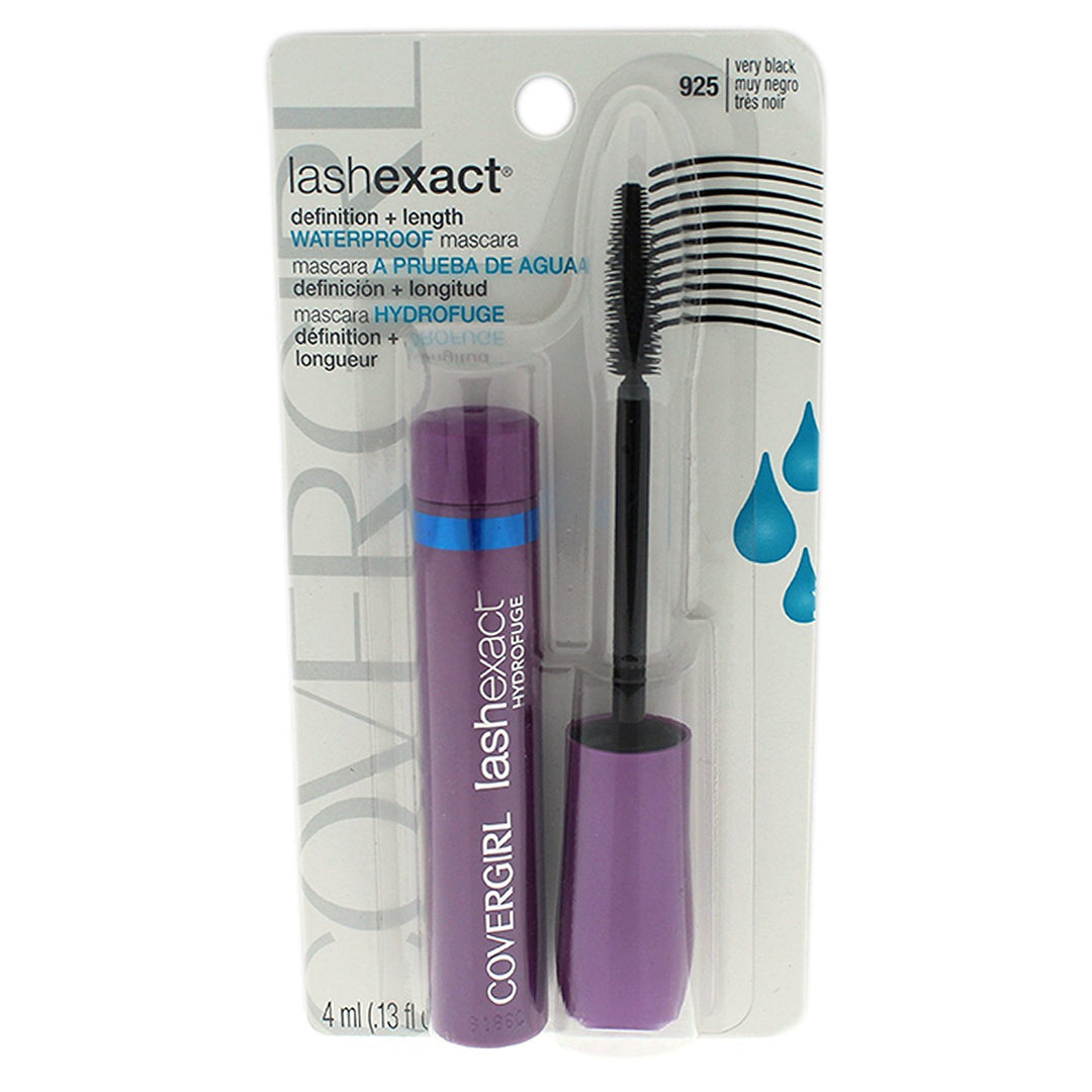Lashexact Mascara Waterproof Very Black 925, 0.13 Oz, 0.130-Fluid Ounce