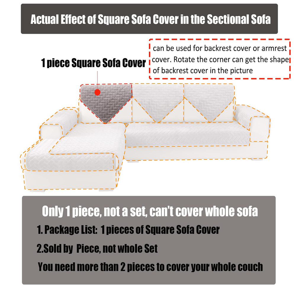 TEWENE Couch Cover, Sofa Cover Couch Covers Sectional C