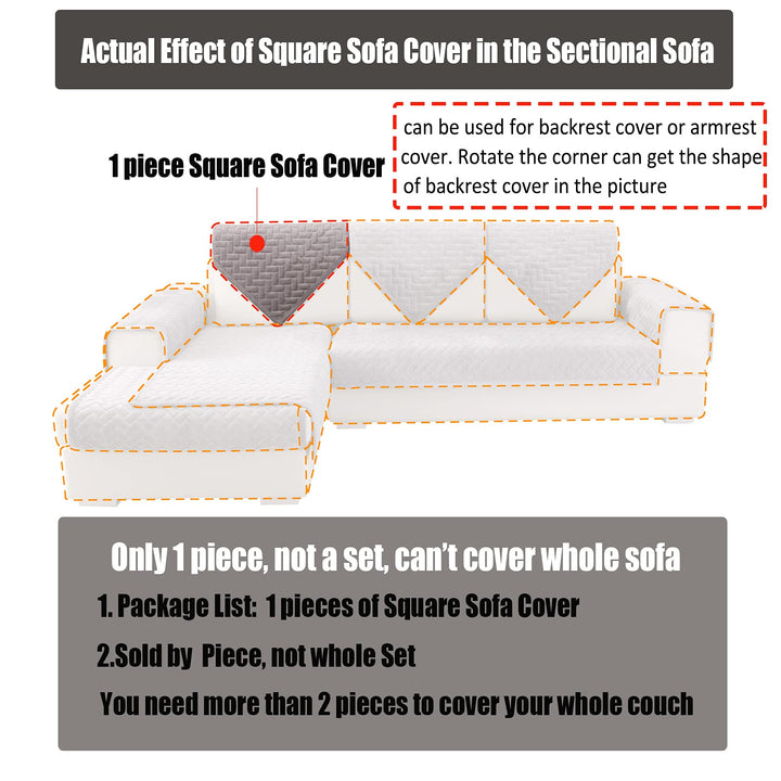 TEWENE Couch Cover, Sofa Cover Couch Covers Sectional C