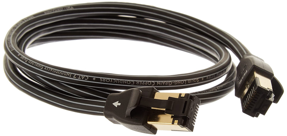 AudioQuest 0.75 m RJ/E Pearl Cat 7 Black Networking Cab