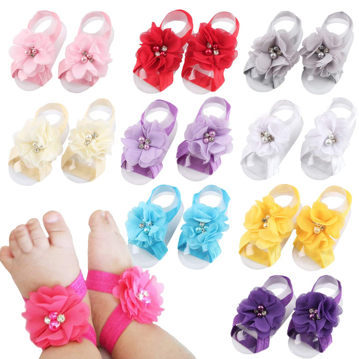 Elesa Miracle Toddler Baby Girl&#39;s Barefoot Sand