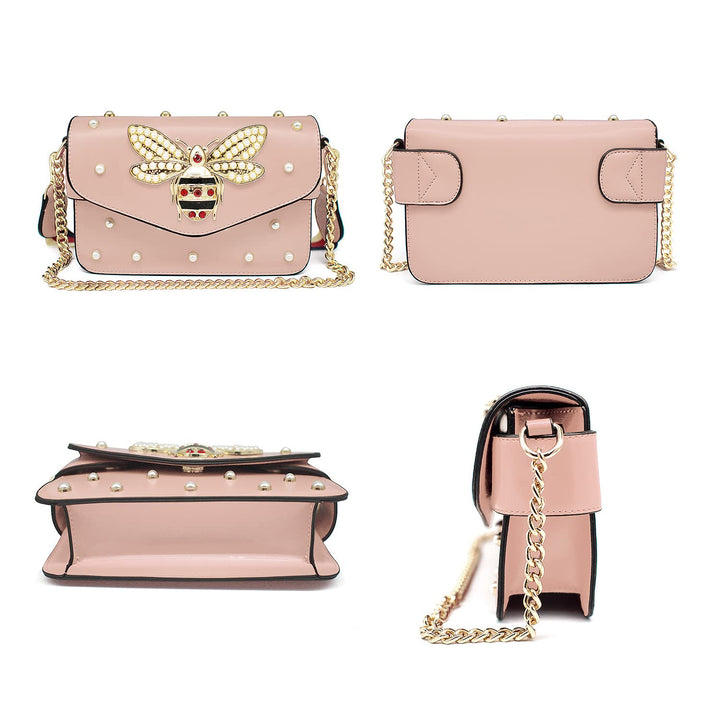 Beatfull Designer Bee Purse Fashion Crossbody Purse wit