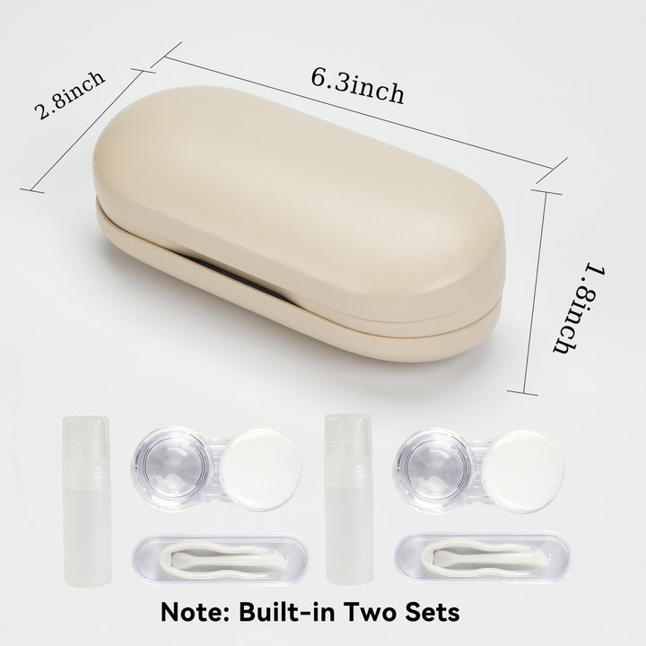 Contact Lens Cases, 5 in 1 Travel Contact Lens Box with