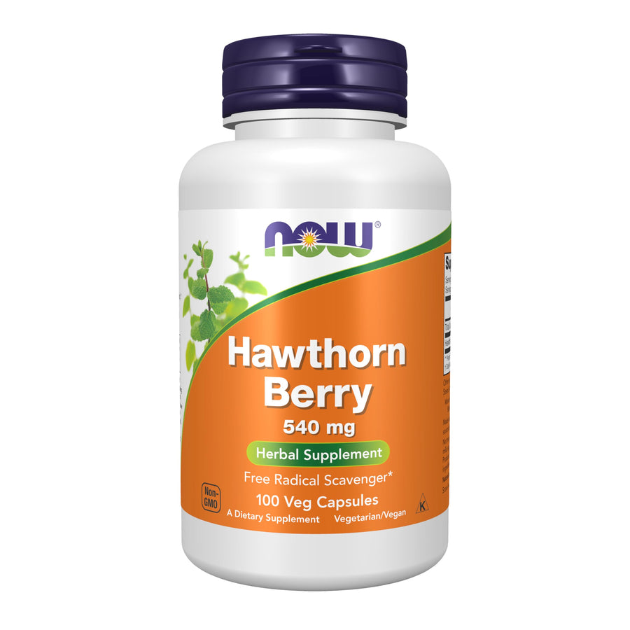 NOW Foods Supplements, Hawthorn Berry 540 mg, Free Radi