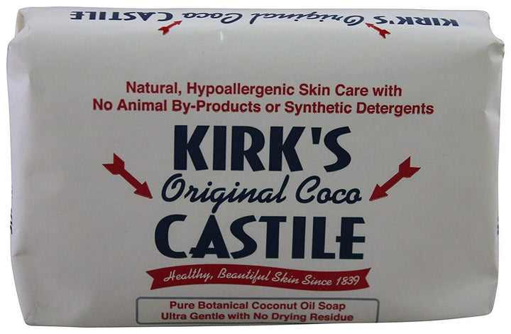 Kirk&#39;s Castile: Coco Castile Bar Soap, Original 4 oz (3 pack)