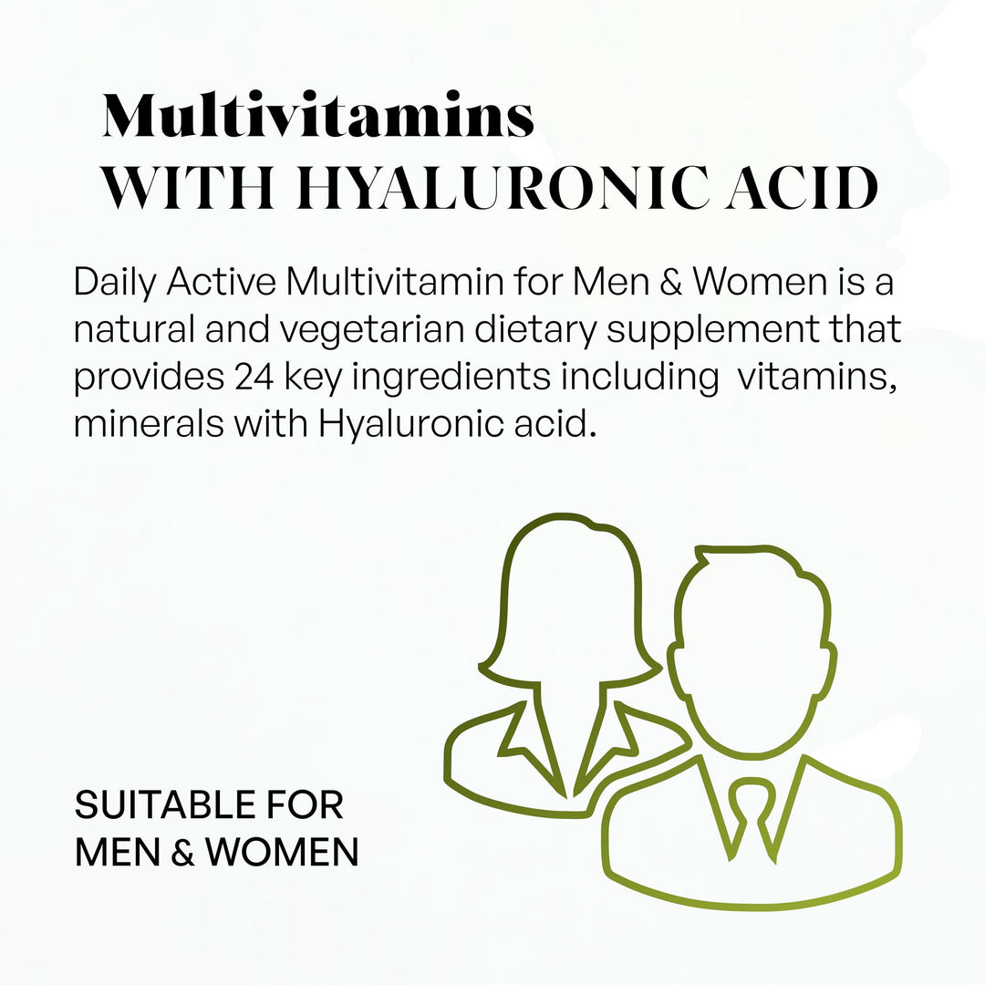 MEIBOTAN Multivitamin Tablets for Men and Women with Zi