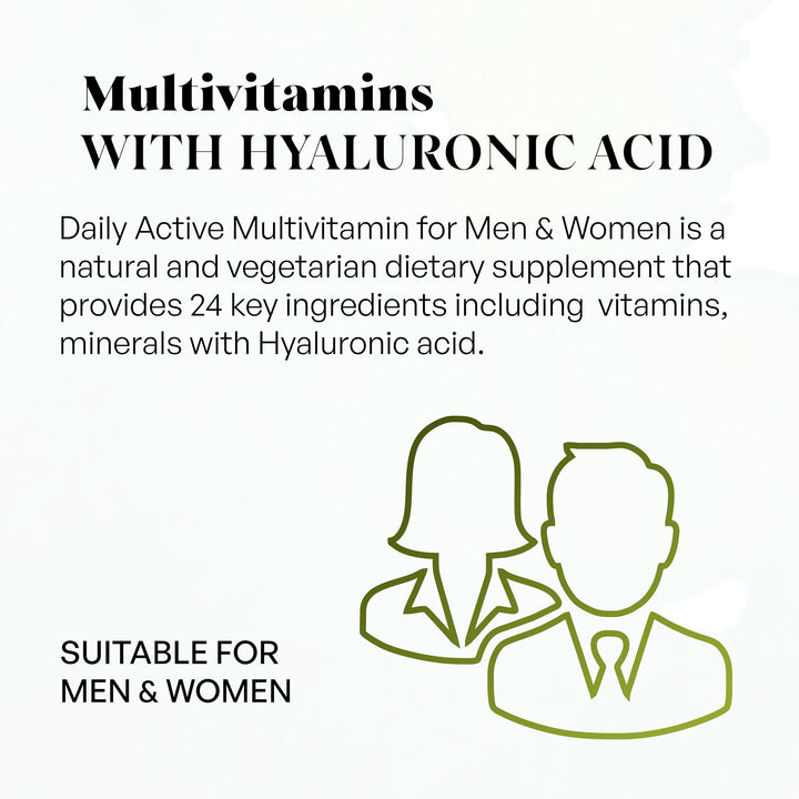MEIBOTAN Multivitamin Tablets for Men and Women with Zi