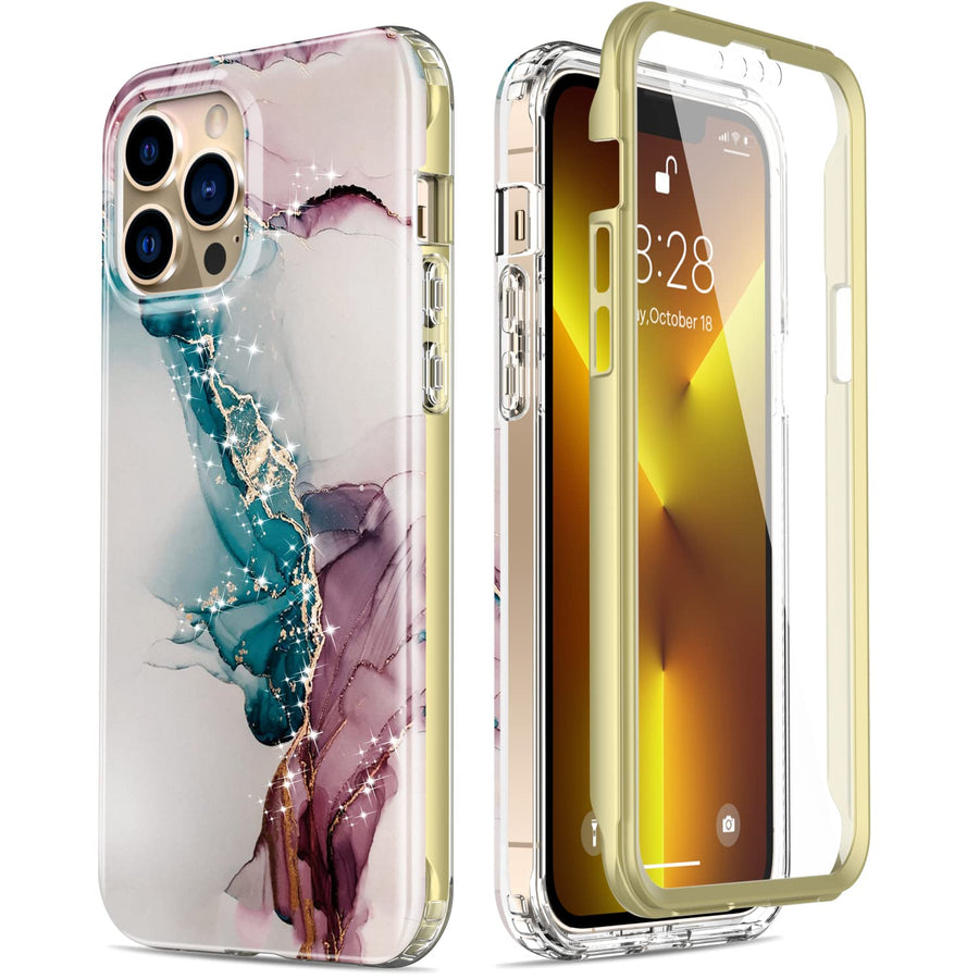 Esdot for iPhone 13 Pro Max Case with Built-in Screen P