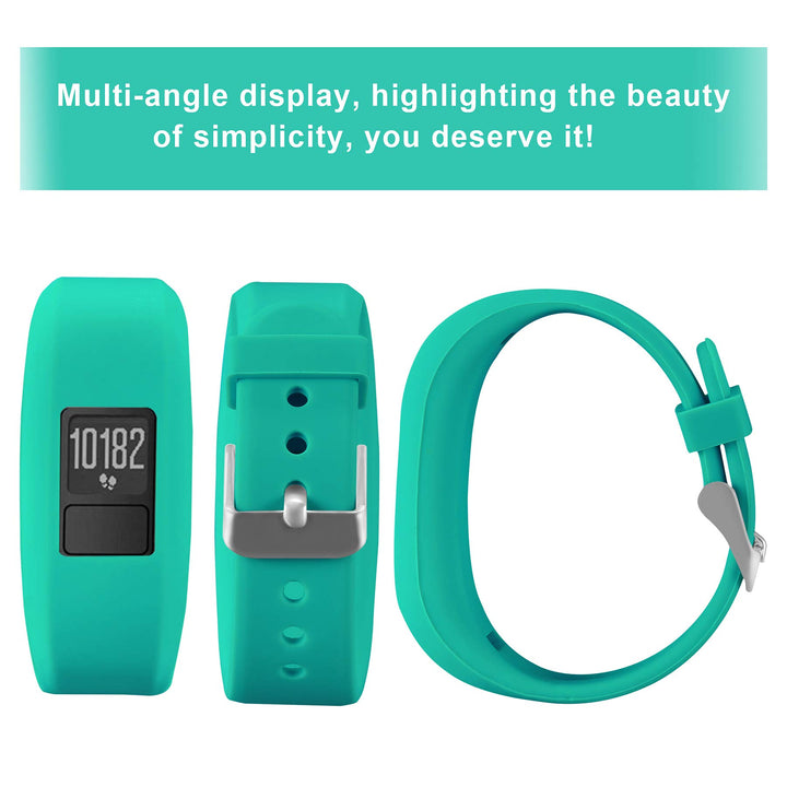 Compatible with Garmin Vivofit 3/Vivofit Jr/Vivofit Jr 2 Bands for Kids Girls Boys Women, Colorful Cute Soft Silicone Sport Adjustable Replacement Vivofit Jr/Vivofit Jr 2 Bands Small Large