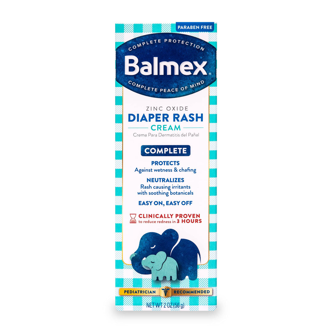 Balmex Zinc Oxide Diaper Rash Cream - 2 Ounces