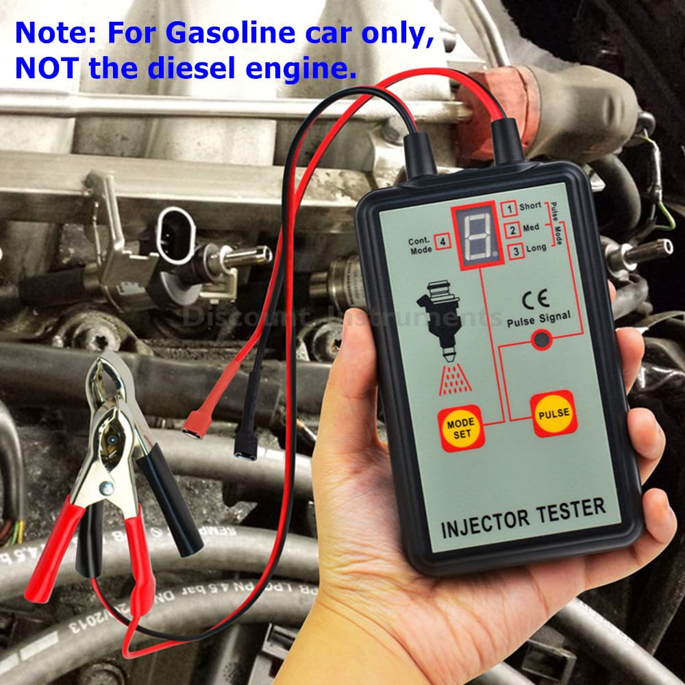 EM276SET Fuel Injector Tester &amp; Adapter DIY Cleaning Tool Kit Set (Fuel Injector Tester + Adapter) Fuel System Cleaner Gasoline Engines