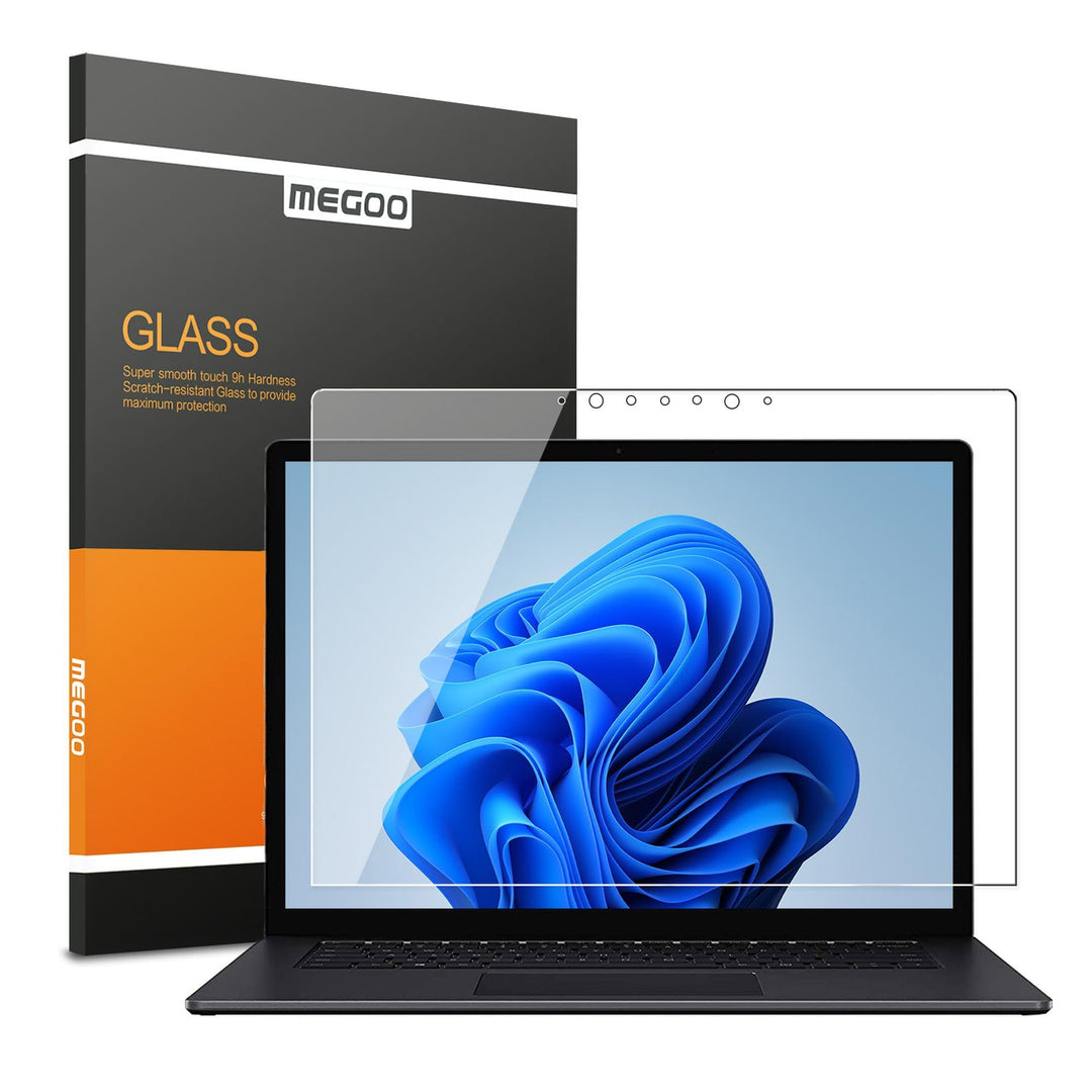Screen Protector for Surface Laptop 6/ Laptop 5 13.5 Inch, Tempered Glass/Easy Installation/Ultra Clear Screen, Also Compatible for Microsoft Surface Laptop 4/3/2/1