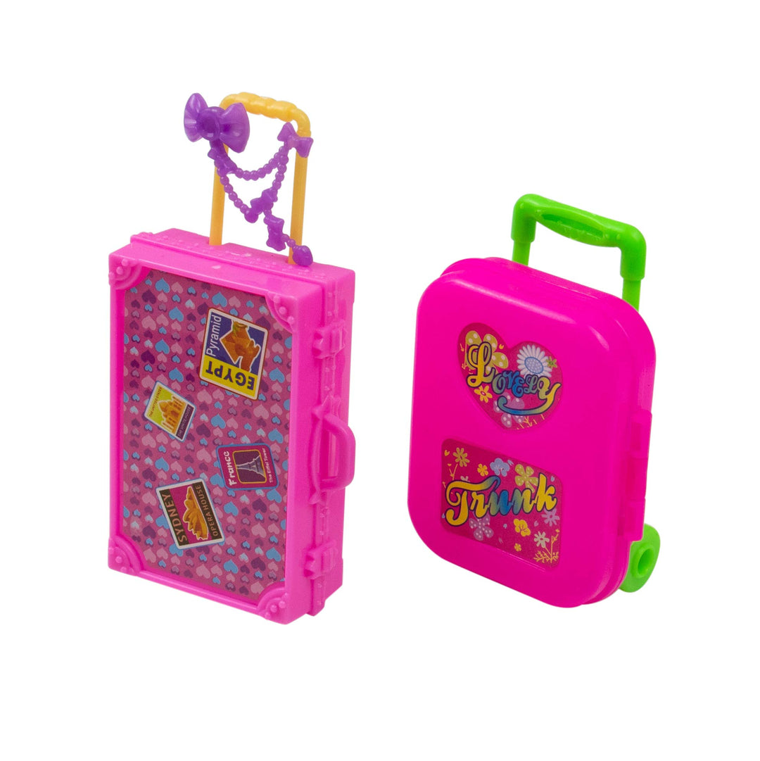AUEAR, 2 Pcs Fashion Travel Hard Suitcase Box Reception Reception Accessories Gift Luggage for Wedding Decoration