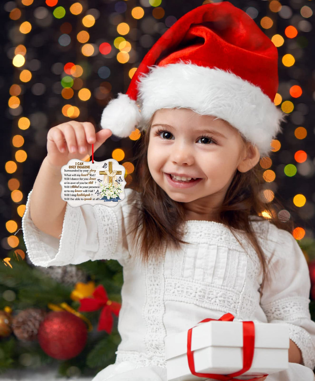 SICOHOME Religious Christmas Ornaments Christian Ornaments Unique Christian Ornaments for Christmas Tree Decorations Gifts Religious Easter Gift