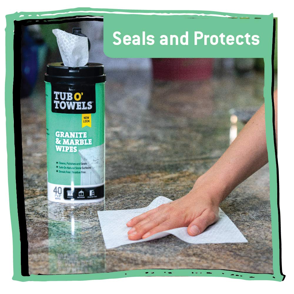 Tub O Towels TW40-GR Granite And Marble Cleaning, Polis