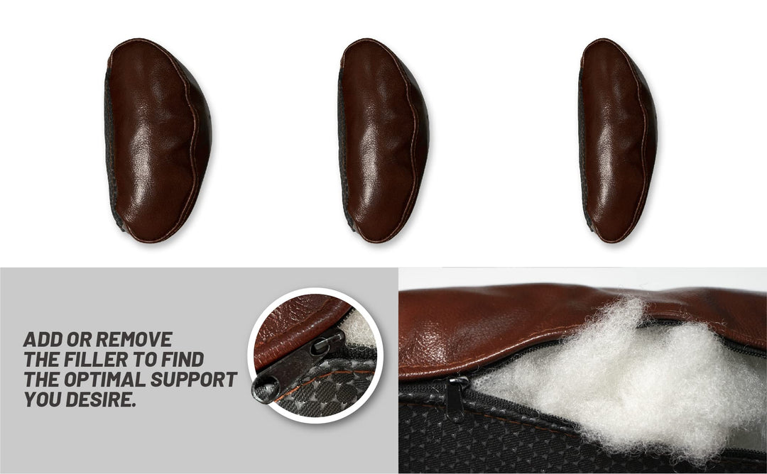 BOWERBIRD Genuine Leather Recliner Head Pillow-Head and