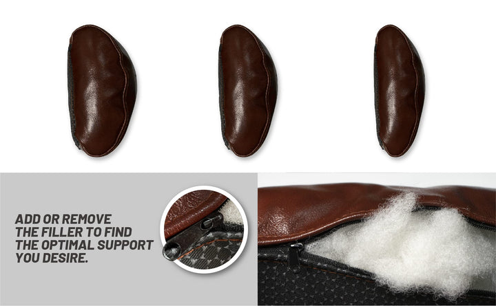 BOWERBIRD Genuine Leather Recliner Head Pillow-Head and