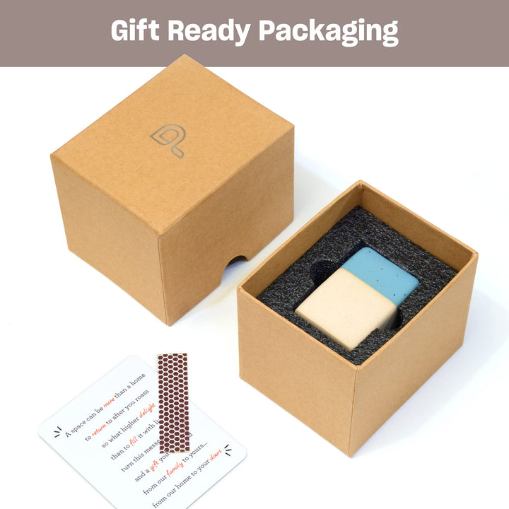 Match Holder with Striker - Modern Ceramic Jar for Strike Anywhere Matches | Perfect for Bathroom Decor, Kitchen Storage, Decorative Farmhouse Fireplace Decor, by Pullan Products