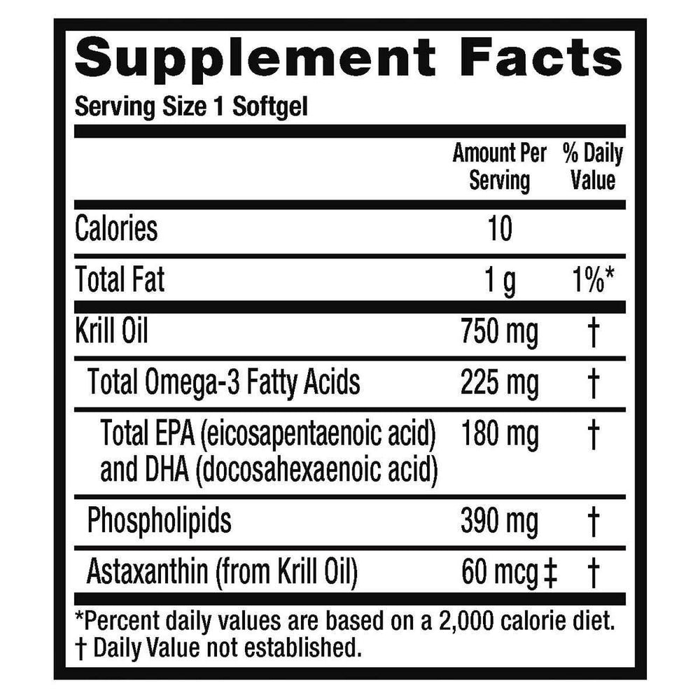 Schiff MegaRed Krill Oil High Concentration 750mg 80 So