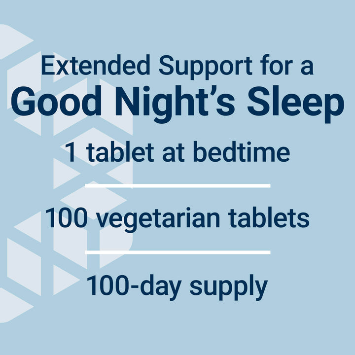 Melatonin 6 Hour Timed Release, 300 mcg, Extended-Release Formula for Gentle Sleep Support, Healthy circadian Rhythms, Cellular Defense, Gluten-Free, Non-GMO, Vegetarian, 100 Tablets