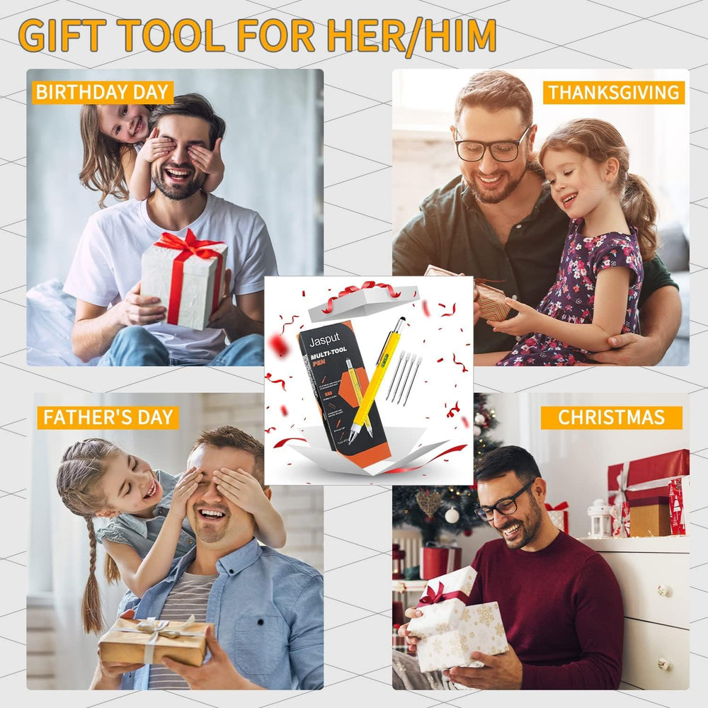 Gifts for Men, Stocking Stuffers for Adults Men, Multi Tool Pen Set Fathers Day Dad Gifts from Daughter Son Wife, Birthday Christmas Gifts, Multitool Gadgets for Men Husband Him Grandpa