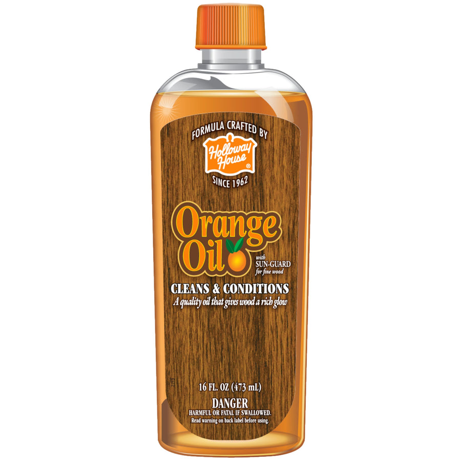 Holloway House Pure Orange Oil For Fine Wood, 16 Ounce 